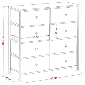 Комод Leset Линкс 8 ящиков (МДФ) в Магнитогорске - magnitogorsk.mebel24.online | фото 12