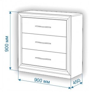 Комод Нобиле Км-90/45 в Магнитогорске - magnitogorsk.mebel24.online | фото 3
