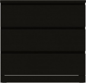 Комод Варма 3 с тремя выдвижными ящиками, цвет ясень черный в Магнитогорске - magnitogorsk.mebel24.online | фото 2
