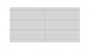 Комод Варма 6Д большой с шестью выдвижными ящиками, цвет белый в Магнитогорске - magnitogorsk.mebel24.online | фото 2