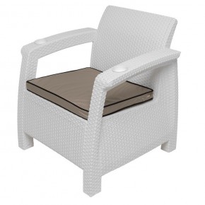 Комплект уличной мебели Yalta Premium Terrace Set (Ялта) белый (+подушки под спину) в Магнитогорске - magnitogorsk.mebel24.online | фото 7