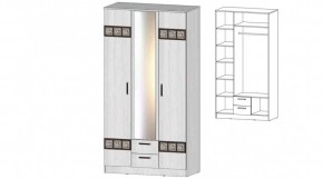 КОСТА-РИКА Шкаф 3-х створчатый (анкор светлый) в Магнитогорске - magnitogorsk.mebel24.online | фото