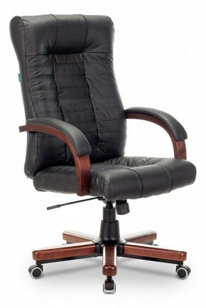 Кресло для руководителя KB-10WALNUT/B/LEATH в Магнитогорске - magnitogorsk.mebel24.online | фото