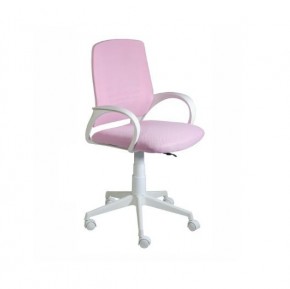 Кресло Ирис White сетка/ткань розовая в Магнитогорске - magnitogorsk.mebel24.online | фото