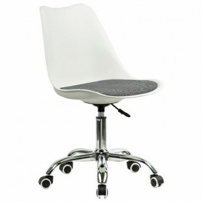 Кресло стул BRABIX "Eames MG-310 CH", хром, пластик белый, ткань серая, 532924 в Магнитогорске - magnitogorsk.mebel24.online | фото 2