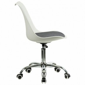 Кресло стул BRABIX "Eames MG-310 CH", хром, пластик белый, ткань серая, 532924 в Магнитогорске - magnitogorsk.mebel24.online | фото 3