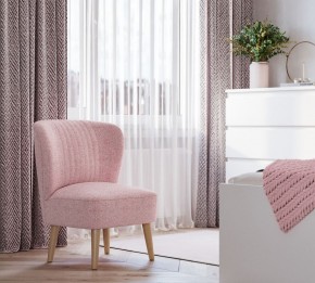 Кресло Унельма светло-розовый, ткань рогожка в Магнитогорске - magnitogorsk.mebel24.online | фото 3