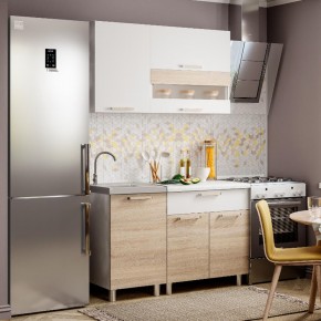 Кухня Айсбери 1.2 м (Белый/Дуб Сонома) в Магнитогорске - magnitogorsk.mebel24.online | фото 1