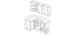 Кухонный гарнитур Антик 1000*1800 (Стол. 38мм) в Магнитогорске - magnitogorsk.mebel24.online | фото 2