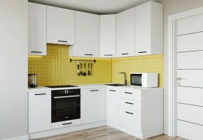 Кухонный гарнитур Белый Глянец 2200*1600 h950 (Стол. 26мм) в Магнитогорске - magnitogorsk.mebel24.online | фото 1