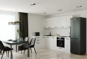 Кухонный гарнитур Белый Глянец 2600*1600 (Стол. 26мм) в Магнитогорске - magnitogorsk.mebel24.online | фото 1