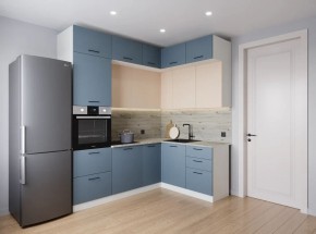 Кухонный гарнитур Фьюжн 2200*1700 (Стол. 26мм) в Магнитогорске - magnitogorsk.mebel24.online | фото