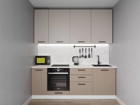 Кухонный гарнитур Каппучино 2200 h950 (Стол. 26мм) в Магнитогорске - magnitogorsk.mebel24.online | фото
