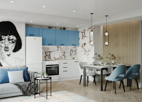 Кухонный гарнитур Капри 2550 (Стол. 26мм) в Магнитогорске - magnitogorsk.mebel24.online | фото