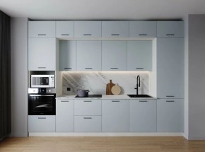 Кухонный гарнитур Смоки 3400 (Стол. 26мм) в Магнитогорске - magnitogorsk.mebel24.online | фото