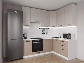 Кухонный гарнитур угловой Каппучино 2200*1600 h 950 (Стол. 38мм) в Магнитогорске - magnitogorsk.mebel24.online | фото