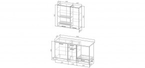 Кухонный гарнитур Умбра 1600 h950 (Стол. 38мм) в Магнитогорске - magnitogorsk.mebel24.online | фото 2