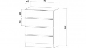 ЛЕНОРА Спальный гарнитур (модульный) графит в Магнитогорске - magnitogorsk.mebel24.online | фото 3