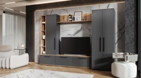 ЛЕВАНТЕ Гостиная (дуб вотан/графит) в Магнитогорске - magnitogorsk.mebel24.online | фото