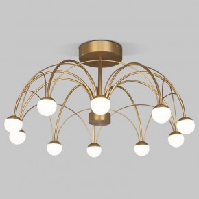 Люстра на штанге Eurosvet Ragno 90031/10 LED золото в Магнитогорске - magnitogorsk.mebel24.online | фото
