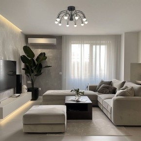 Люстра на штанге Eurosvet Ragno 90035/10 LED черный в Магнитогорске - magnitogorsk.mebel24.online | фото 5