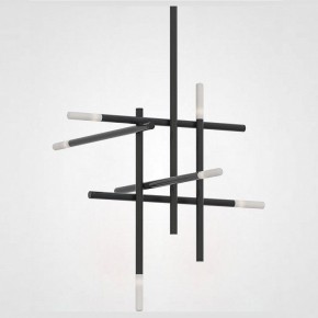 Люстра на штанге Imperiumloft Traverse Black TRAVERSE01 в Магнитогорске - magnitogorsk.mebel24.online | фото