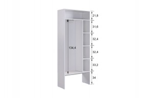 МЕРСИ Прихожая (модульная) графит в Магнитогорске - magnitogorsk.mebel24.online | фото 5