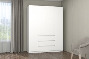 МС "Хилтон" Шкаф №1 1600 (Белый текстурный) в Магнитогорске - magnitogorsk.mebel24.online | фото