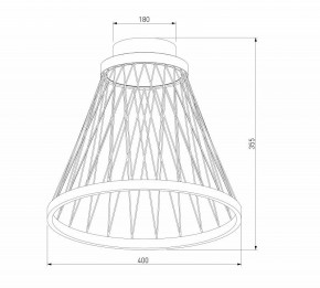 Накладной светильник Eurosvet Cesta 40018/1 LED коричневый в Магнитогорске - magnitogorsk.mebel24.online | фото 4
