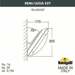 Накладной светильник Fumagalli Lucia 1R3.602.000.LYE27 в Магнитогорске - magnitogorsk.mebel24.online | фото 2
