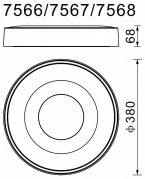 Накладной светильник Mantra Coin 7567 в Магнитогорске - magnitogorsk.mebel24.online | фото 4