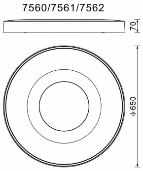 Накладной светильник Mantra Coin 7690 в Магнитогорске - magnitogorsk.mebel24.online | фото 3