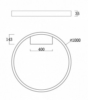 Накладной светильник Maytoni Rim MOD058CL-L65B4K в Магнитогорске - magnitogorsk.mebel24.online | фото 3