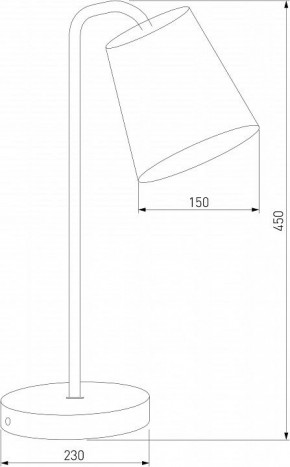 Настольная лампа декоративная Eurosvet Montero 01134/1 белый в Магнитогорске - magnitogorsk.mebel24.online | фото 3