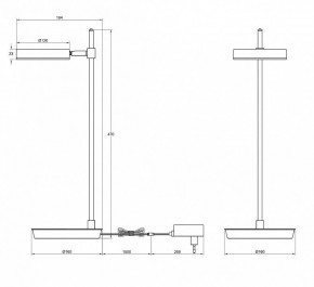 Настольная лампа декоративная Maytoni Fad MOD070TL-L8W3K в Магнитогорске - magnitogorsk.mebel24.online | фото 3