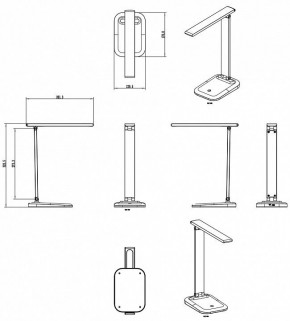 Настольная лампа офисная Arte Lamp London A5124LT-1BK в Магнитогорске - magnitogorsk.mebel24.online | фото 2