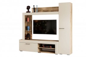 НИКОЛЬ Гостиная (Дуб крафт серый/софт айвори) в Магнитогорске - magnitogorsk.mebel24.online | фото