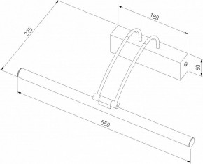 Подсветка для зеркала Elektrostandard Simple a063698 в Магнитогорске - magnitogorsk.mebel24.online | фото 3