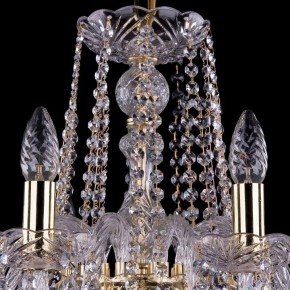 Подвесная люстра Bohemia Ivele Crystal 1402 1402/10/240/G/Leafs в Магнитогорске - magnitogorsk.mebel24.online | фото 4