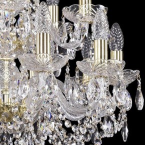 Подвесная люстра Bohemia Ivele Crystal 1402 1402/10+5/195/2d/G в Магнитогорске - magnitogorsk.mebel24.online | фото 2