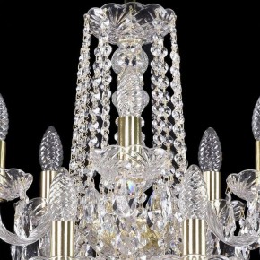 Подвесная люстра Bohemia Ivele Crystal 1402 1402/10+5/195/2d/G в Магнитогорске - magnitogorsk.mebel24.online | фото 4