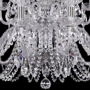 Подвесная люстра Bohemia Ivele Crystal 1402 1402/12+6/300/2d/Ni в Магнитогорске - magnitogorsk.mebel24.online | фото 3