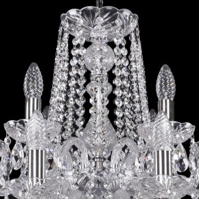 Подвесная люстра Bohemia Ivele Crystal 1402 1402/12+6/300/2d/Ni в Магнитогорске - magnitogorsk.mebel24.online | фото 4