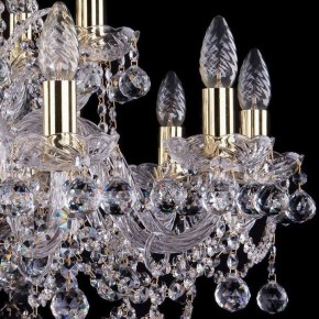 Подвесная люстра Bohemia Ivele Crystal 1411 1411/10+5/240/G/Balls в Магнитогорске - magnitogorsk.mebel24.online | фото 2