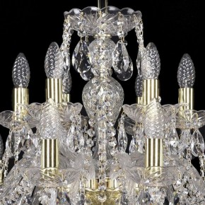 Подвесная люстра Bohemia Ivele Crystal 1411 1411/12+6/240/G в Магнитогорске - magnitogorsk.mebel24.online | фото 4