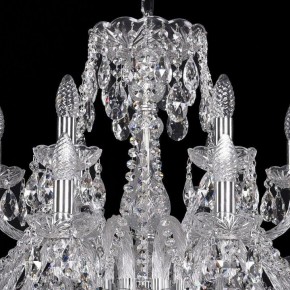 Подвесная люстра Bohemia Ivele Crystal 1411 1411/12+6/300/Ni в Магнитогорске - magnitogorsk.mebel24.online | фото 4