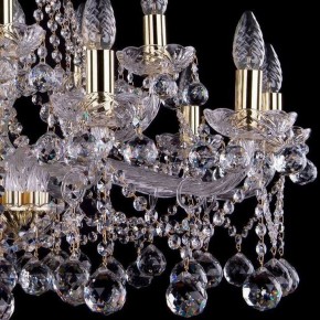 Подвесная люстра Bohemia Ivele Crystal 1413 1413/10+5/300/G/Balls в Магнитогорске - magnitogorsk.mebel24.online | фото 3