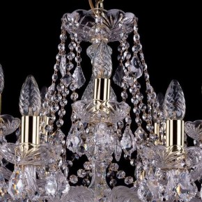 Подвесная люстра Bohemia Ivele Crystal 1413 1413/10+5/300/G/Leafs в Магнитогорске - magnitogorsk.mebel24.online | фото 4