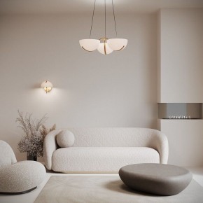 Подвесная люстра Eurosvet Emisfero 50083/3 LED золото в Магнитогорске - magnitogorsk.mebel24.online | фото 4