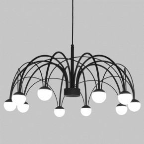 Подвесная люстра Eurosvet Ragno 90034/10 LED черный в Магнитогорске - magnitogorsk.mebel24.online | фото